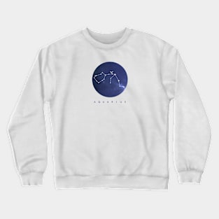 Aquarius Constellation Crewneck Sweatshirt